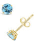 Фото #1 товара Серьги Macy's Blue Topaz Stud