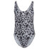 Adidas women Essentials Animal Print U-Back Swimsuit 4 - фото #12