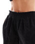 Threadbare broderie shorts in black