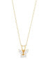 Фото #1 товара Macy's children's Cubic Zirconia Butterfly 15" Pendant Necklace in 14k Gold