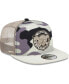 Фото #4 товара Men's White Pittsburgh Pirates Chrome Camo A-Frame 9FIFTY Trucker Snapback Hat