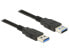 Delock 85061 - 1.5 m - USB A - USB A - USB 3.2 Gen 1 (3.1 Gen 1) - Male/Male - Black