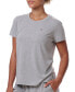 ფოტო #9 პროდუქტის Women's Short-Sleeve Crewneck Sleep Tee