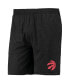 Men's Black, Red Toronto Raptors T-shirt and Shorts Sleep Set