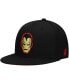 ფოტო #2 პროდუქტის Men's Black Iron Man Marvel 60th Anniversary Snapback Hat