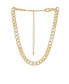 Фото #1 товара Bold and Gold Plated Crystal Link Chain Necklace