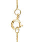 ფოტო #3 პროდუქტის Diamond Bezel Solitaire 18" Pendant Necklace (1/10 ct. t.w.) in 14k White or Yellow Gold