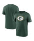 Фото #1 товара Men's Green Green Bay Packers Legend Logo Performance T-shirt