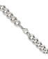 ფოტო #3 პროდუქტის Stainless Steel 11.5mm Curb Chain Necklace