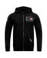 Фото #2 товара Men's Black Philadelphia Flyers Classic Chenille Full-Zip Hoodie Jacket