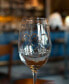 Фото #5 товара Fleur De Lis All Purpose Wine Glass 18Oz - Set Of 4 Glasses