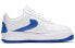 Nike Air Force 1 Low Jester XX 歪钩 低帮 板鞋 女款 白蓝 / Кроссовки Nike Air Force AO1220-104