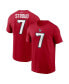 Фото #1 товара Men's C.J. Stroud Red Houston Texans Player Name and Number T-shirt