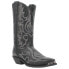 Фото #2 товара Laredo Jameson Snip Toe Cowboy Mens Black Casual Boots 68550-001