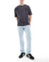 Lee West relaxed tapered fit jeans in seafoam light wash