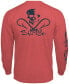 Фото #1 товара Men's Skull & Hooks Logo Graphic Long-Sleeve T-Shirt