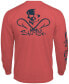Фото #1 товара Men's Skull & Hooks Logo Graphic Long-Sleeve T-Shirt