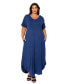 ფოტო #5 პროდუქტის Plus Size Scarlett Maxi Pocket Dress