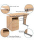 Фото #4 товара Desk With Three Drawer Single Pedestal And Pull-Out Keyboard Tray