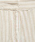 Фото #6 товара Women's Striped Linen Suit Pants