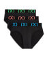 Фото #1 товара Men's Micro Sport No Show Performance Ready Brief, Pack of 3