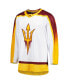 Фото #3 товара Men's White Arizona State Sun Devils Alternate Desert Inferno Hockey Jersey