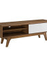 Фото #2 товара Тумба Modway Envision TV Stand 44" Walnut White