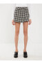 Юбка LC Waikiki Checkered Tweed Shorts