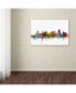 Michael Tompsett 'Tulsa Oklahoma Skyline' Canvas Art - 16" x 24"