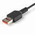 Кабель USB A — USB C Startech USBSCHAC1M Чёрный