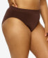 ფოტო #2 პროდუქტის Plus Size Body Smooth Seamless High Leg Brief Panty