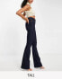 Фото #2 товара River Island Tall Amelie flare jean in dark blue