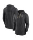 Men's Black New Orleans Saints Sideline Pop Performance Pullover Long Sleeve Hoodie T-shirt