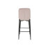 Stool DKD Home Decor Black Pink Metal Plastic 43,5 x 52 x 109 cm