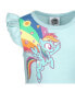 Pinkie Pie Rainbow Dash Girls Dress Toddler to Big Kid