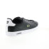 Фото #16 товара Lacoste Graduate Pro 222 1 Mens Black Leather Lifestyle Sneakers Shoes