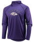 Фото #3 товара Men's Purple Baltimore Ravens Raglan Long Sleeve Hoodie T-shirt