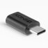 Lindy USB 3.2 Type C to C Adapter - USB 3.2 Type C - USB 3.2 Type C - Black