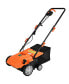 IronMax 12Amp Corded Scarifier 13" Electric Lawn Dethatcher with 40L/11-Gal Collection Bag