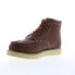 Фото #4 товара Lugz Cypress MCYPREGV-2013 Mens Brown Synthetic Lace Up Casual Dress Boots 11.5