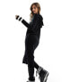 Threadbare Ski hooded jumper dress in monochrome 40 - фото #5