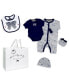 Baby Girls 5 Piece Bows Layette Gift Set