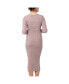 Фото #4 товара Платье для кормления Ripe Maternity Heidi Cross Front розового цвета