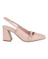 ფოტო #12 პროდუქტის Women's Ellisa Square Toe Block Heel Slingback Pumps