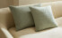 Plaited cushion cover