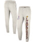 ფოტო #2 პროდუქტის Men's Oatmeal Los Angeles Lakers 75th Anniversary Courtside Fleece Pants