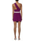 Фото #2 товара Iro Nairobi Leather Mini Dress Women's Purple 38