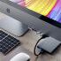 Satechi Aluminum USB-C Clamp Hub Pro für Apple iMac (6 in 1)