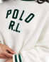 Фото #2 товара Polo Ralph Lauren sweatshirt with collegiate logo in cream