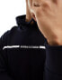 Фото #6 товара Armani Exchange chest stripe logo hoodie in navy